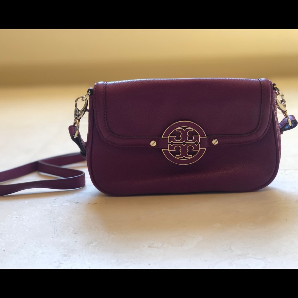 Tory Burch Amanda Leather Crossbody Handbag